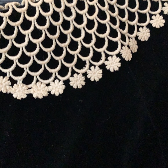 BOGO Vintage 50’s Black Velvet-feel Dress - Picture 3 of 4